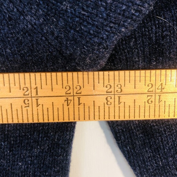 American Eagle Pullover men’s Small sweater quarter zip 100% lambswool - Picture 5 of 6